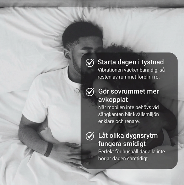 Tyst Väckarklocka med Vibration